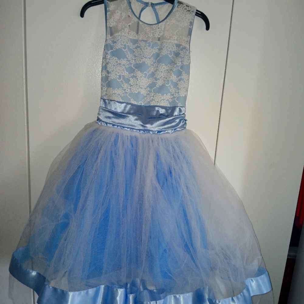 Ballet dance costume,Weissman, large child, blue